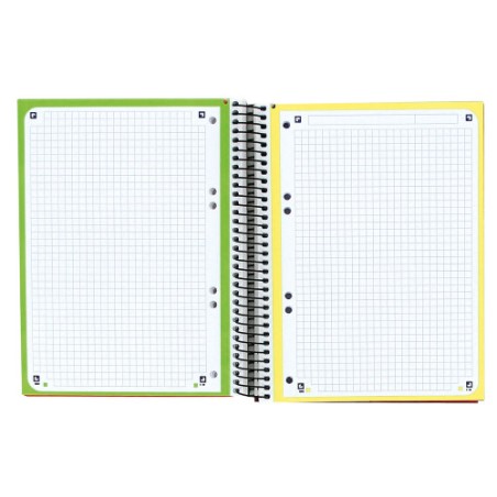 4451-Oxford Europeanbook 4 cuaderno y block A5 120 hojas Colores surtidos