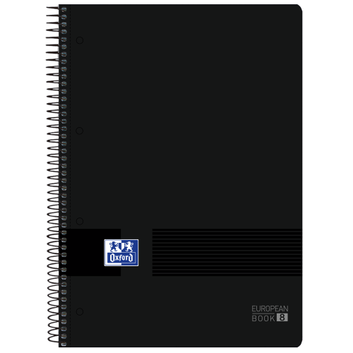 4456-Oxford 400088489 cuaderno y block 160 hojas Negro