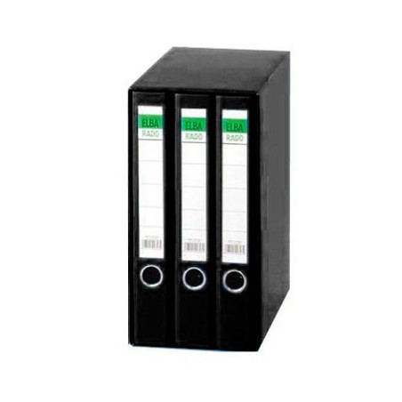 4506-Elba Modulos Rado Top carpeta de carton A4 Negro