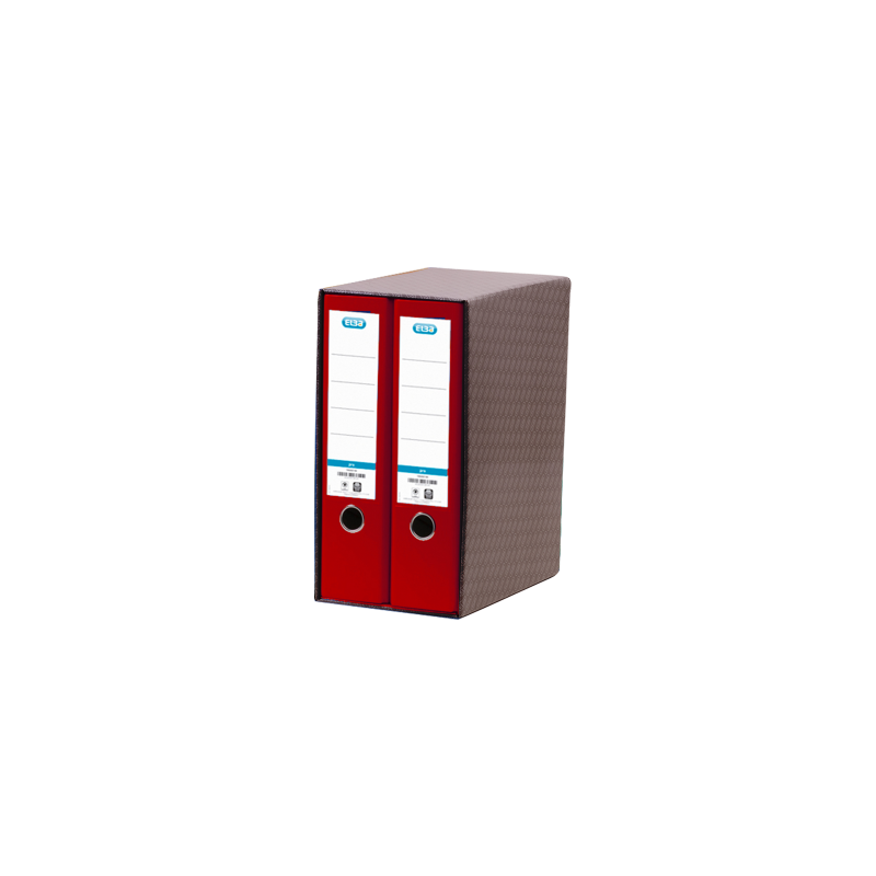 4509-MODULO ARCHIVADOR PALANCA x2 RADO TOP A4 ANCHOS COLOR ROJO ELBA 100580052