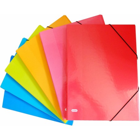 4523-CLASIFICADOR CARTON FORRADO 12 SEPARADORES FOLIO COLORES SURTIDOS ELBA 100580256