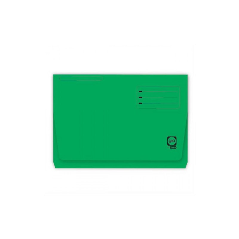 4531-SUBCARPETA CON BOLSA Y SOLAPA INTENSAS 320 GRS FOLIO COLOR VERDE GIO 400040685