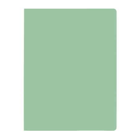 4541-SUBCARPETA SIMPLES PASTEL 180 GRS A4 COLOR VERDE GIO 400040509