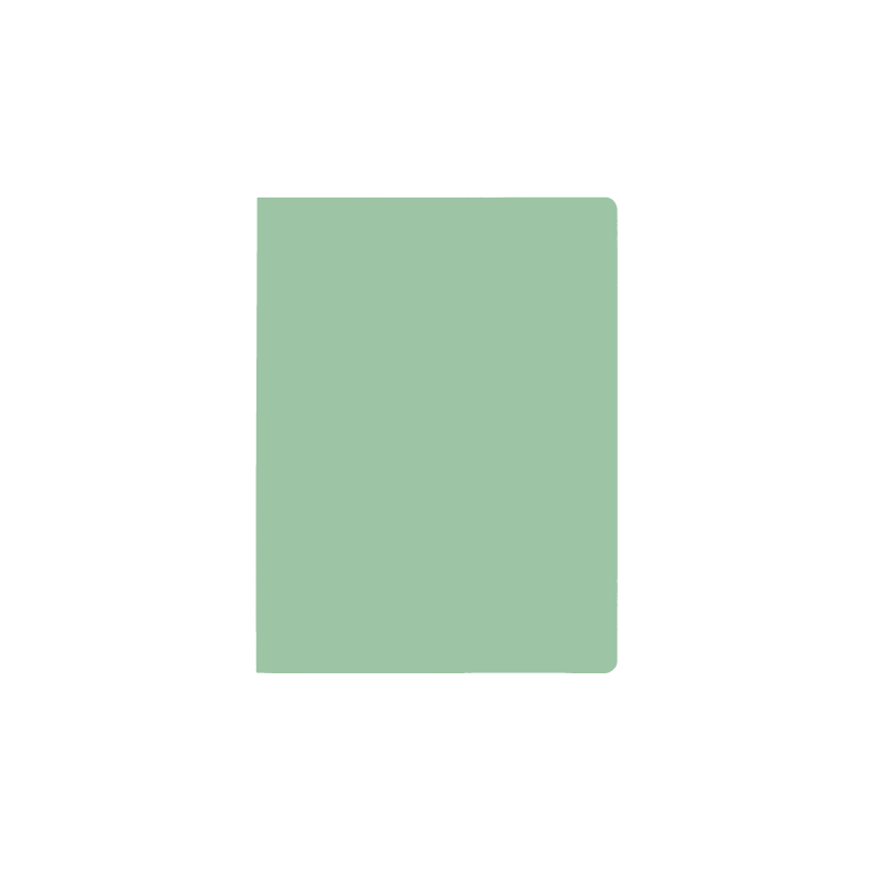 4544-SUBCARPETA SIMPLES PASTEL 180 GRS FOLIO COLOR VERDE GIO 400040609