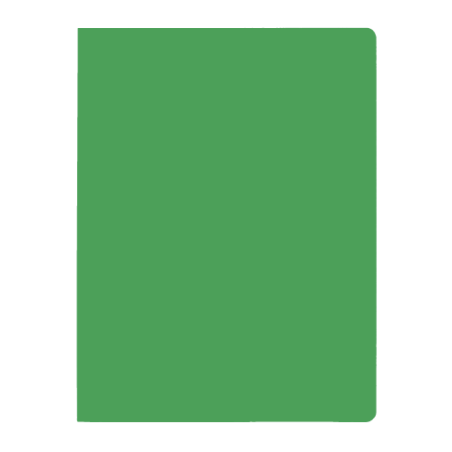 4551-SUBCARPETA SIMPLES INTENSAS 250 GRS A4 COLOR VERDE GIO 400040485