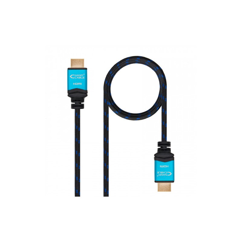 4585-Nanocable Cable HDMI V2.0 4K@60GHz 18 Gbps A/M-A/M, negro, 10.0 m. 4585-Nanocable Cable HDMI V2.0 4K@60GHz 18 Gbps A/M-A/M, negro, 10.0 m.