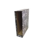 4588-CAJA PARA ARCHIVADOR 1/4A CLASICO COLOR GRIS UNISYSTEM CLASICO 7350071
