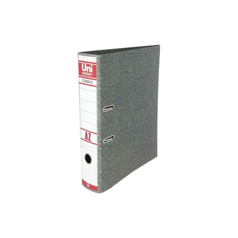 4603-ARCHIVADOR CLASICO FOLIO 65MM CON RADO COLOR GRIS UNISYSTEM CLASICO 7459171 4603-ARCHIVADOR CLASICO FOLIO 65MM CON RADO COLOR GRIS UNISYSTEM CLASICO 7459171