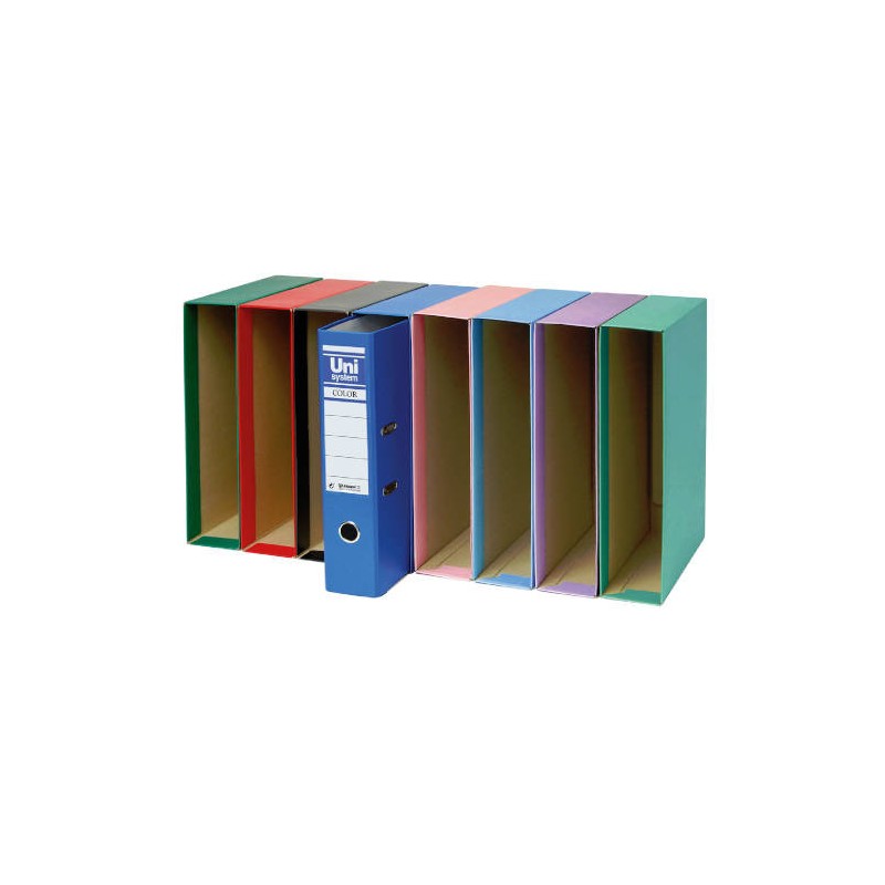 4608-CAJA FOLIO EN COLOR NEGRO UNISYSTEM COLOR 17221010