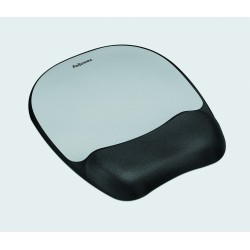 463-ALFOMBRILLA CON REPOSAMUNECAS RATON M.FOAM PLATA FELLOWES 9175801