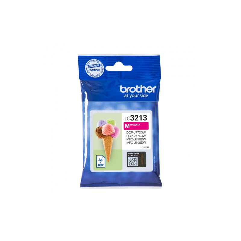 4706-Brother LC-3213M cartucho de tinta Original Alto rendimiento (XL) Magenta 4706-Brother LC-3213M cartucho de tinta Original Alto rendimiento (XL) Magenta