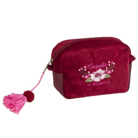 4739-ESTUCHE CUADRADO NECESER COQUETTE BY BUSQUETS 16 X 11 X 8 CM. COQUETTE 16020090700
