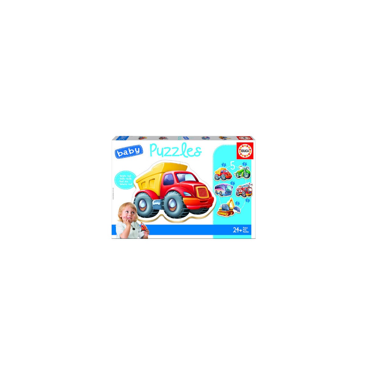 BABY PUZZLE VEHICULOS 24M EDUCA BORRAS 14866