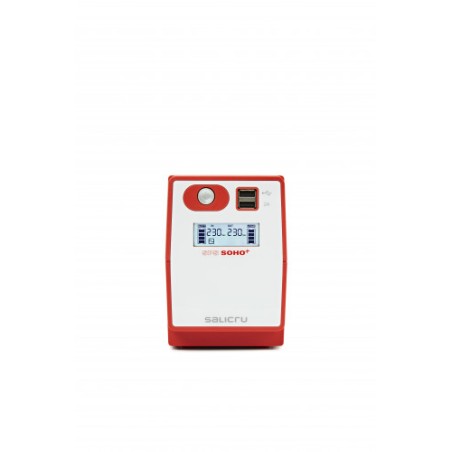 4781-SALICRU SPS 650 SOHO+ IEC - SISTEMA DE ALIMENTACION ININTERRUMPIDA (SAI/UPS) DE 650 VA LINE-INTERACTIVE Y CON DOBLE