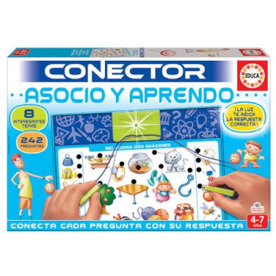 JUEGO CONECTOR ASOCIO Y APRENDO DE 4 7 ANOS EDUCA BORRAS