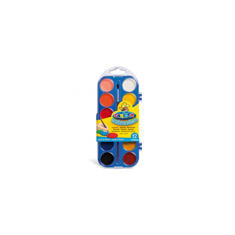 4828-Carioca Watercolors pintura a base de agua Multi Paleta 12 pieza(s) 4828-Carioca Watercolors pintura a base de agua Multi Paleta 12 pieza(s)