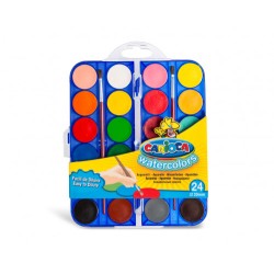 4829-Carioca Watercolors pintura a base de agua Multi Paleta 24 pieza(s)