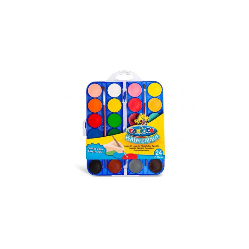 4829-Carioca Watercolors pintura a base de agua Multi Paleta 24 pieza(s) 4829-Carioca Watercolors pintura a base de agua Multi Paleta 24 pieza(s)