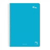 4845-CUADERNO SERIE XTRA 60GR.TAPA CONTRACOLADA FOLIO (215X310MM.) 80 HOJAS CUADRICULA 4X4 COLOR AZUL PACSA 16070