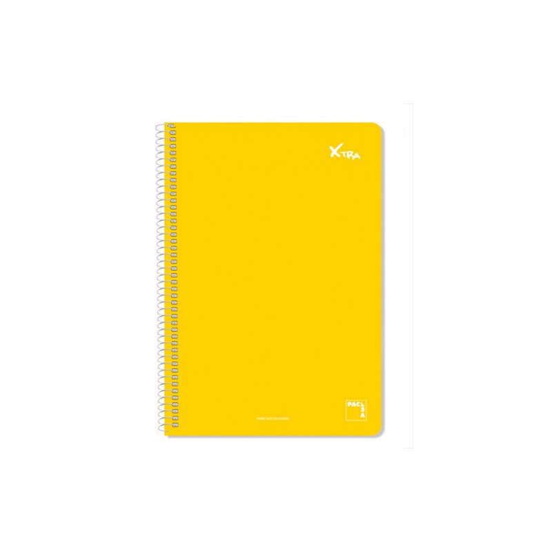 4846-CUADERNO SERIE XTRA 60GR.TAPA CONTRACOLADA FOLIO (215X310MM.) 80 HOJAS CUADRICULA 4X4 COLOR AMARILLO PACSA 16050 4846-CUADERNO SERIE XTRA 60GR.TAPA CONTRACOLADA FOLIO (215X310MM.) 80 HOJAS CUADRICULA 4X4 COLOR AMARILLO PACSA 16050