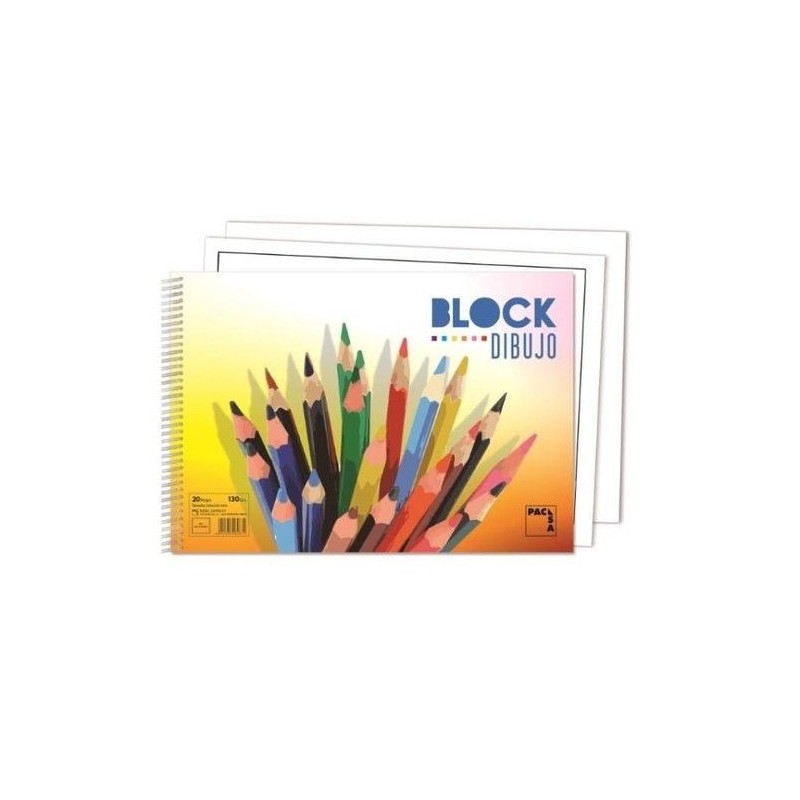 4852-BLOCKS DE DIBUJO COLOURS 130GR.TAMANO FOLIO 20 HOJAS LISO CON RECUADRO PACSA 18836 4852-BLOCKS DE DIBUJO COLOURS 130GR.TAMANO FOLIO 20 HOJAS LISO CON RECUADRO PACSA 18836