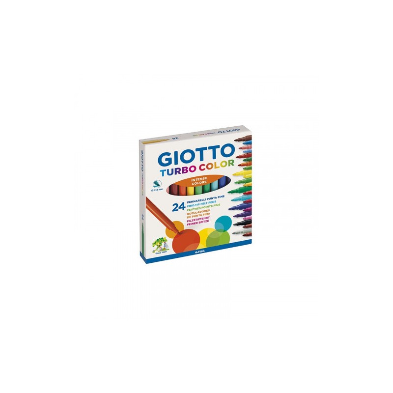 4865-ESTUCHE 24 ROTULADORES TURBO COLOR GIOTTO F417000 4865-ESTUCHE 24 ROTULADORES TURBO COLOR GIOTTO F417000