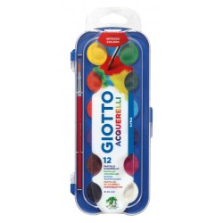4873-ESTUCHE 12 ACUARELAS 30MM GIOTTO F351200