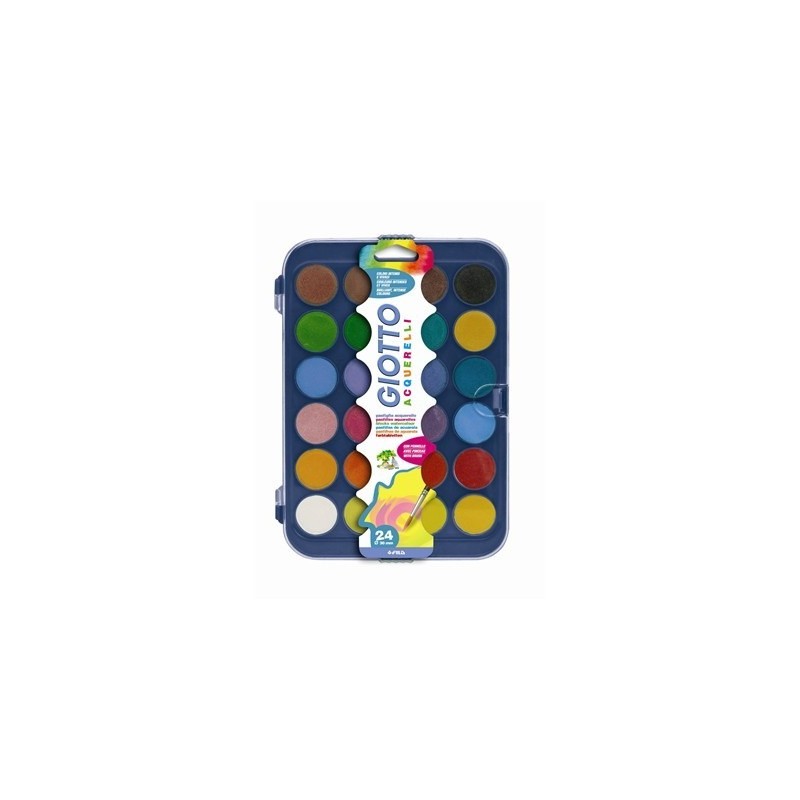 4874-ESTUCHE 24 ACUARELAS 30MM GIOTTO F352400