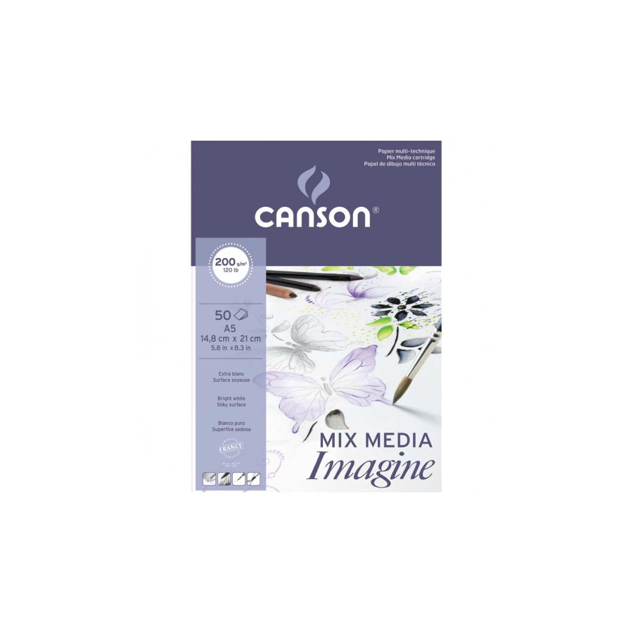 4894-BLOC 50 HOJAS IMAGINE A4 200G GUARRO CANSON C200006008 4894-BLOC 50 HOJAS IMAGINE A4 200G GUARRO CANSON C200006008