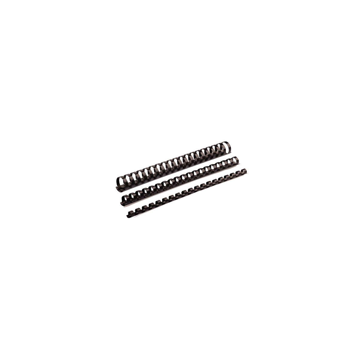 PACK 100 CANUTILLOS PLASTICO 14 MM NEGRO FELLOWES 5346907