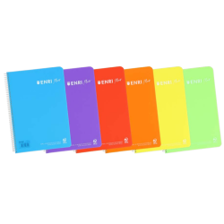 4926-ENRI Plus cuaderno y block 80 hojas Colores surtidos