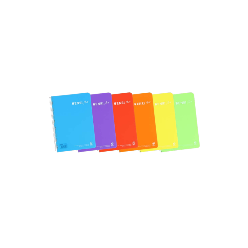4926-ENRI Plus cuaderno y block 80 hojas Colores surtidos 4926-ENRI Plus cuaderno y block 80 hojas Colores surtidos