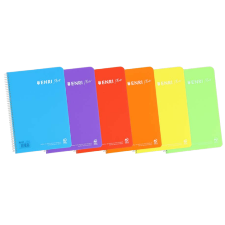 4926-ENRI Plus cuaderno y block 80 hojas Colores surtidos
