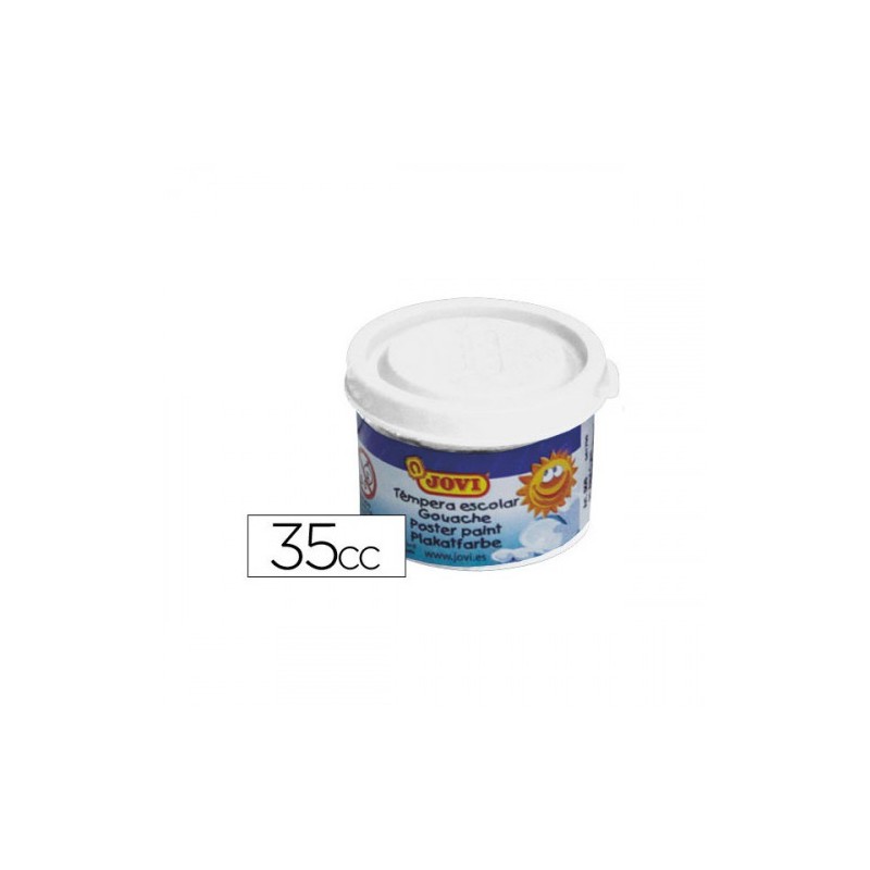 4970-ESTUCHE TEMPERA ESCOLAR 5 BOTES 35 ML - BLANCO JOVI 50301