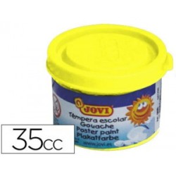 4971-ESTUCHE TEMPERA ESCOLAR 5 BOTES 35 ML - AMARILLO JOVI 50302