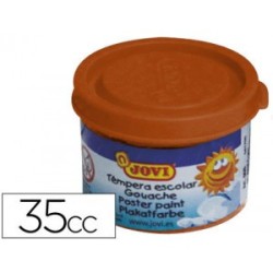 4976-ESTUCHE TEMPERA ESCOLAR 5 BOTES 35 ML - MARRON JOVI 50312