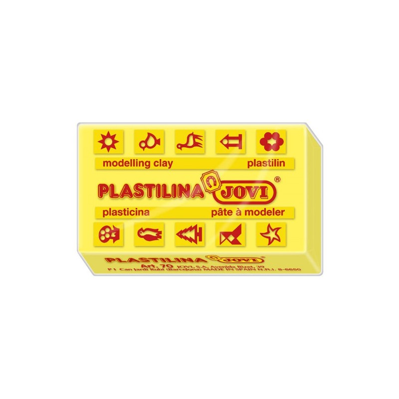 4996-CAJA 30 PASTILLAS PLASTILINA 50 G - AMARILLO JOVI 7002 4996-CAJA 30 PASTILLAS PLASTILINA 50 G - AMARILLO JOVI 7002
