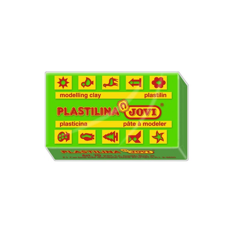 5002-CAJA 30 PASTILLAS PLASTILINA 50 G - VERDE CLARO JOVI 7010 5002-CAJA 30 PASTILLAS PLASTILINA 50 G - VERDE CLARO JOVI 7010