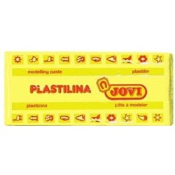 5009-CAJA 15 PASTILLAS PLASTILINA 150 G - AMARILLO JOVI 7102