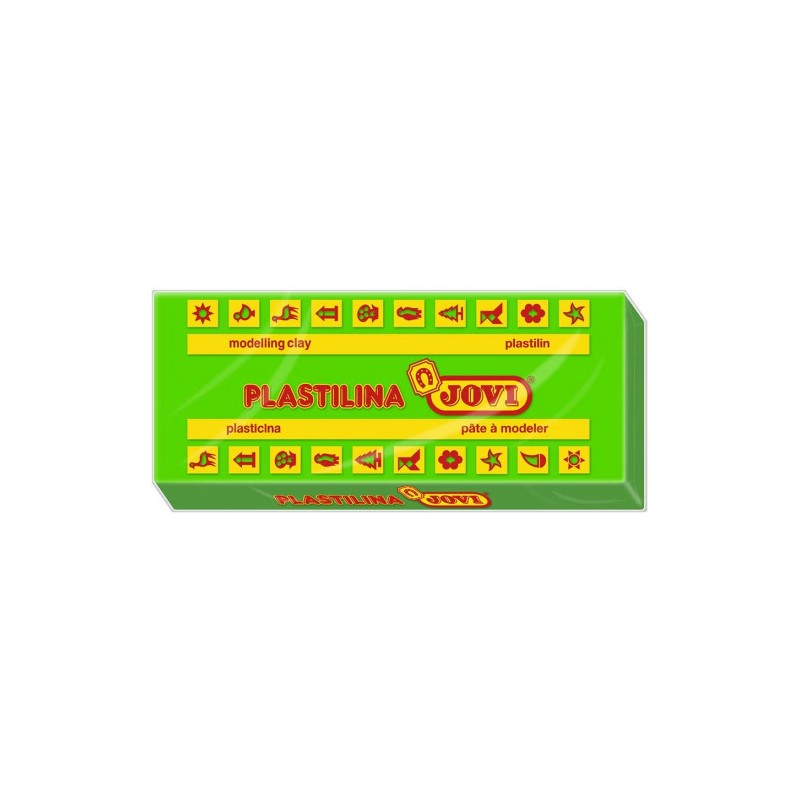 5017-CAJA 15 PASTILLAS PLASTILINA 150 G - VERDE CLARO JOVI 7110 5017-CAJA 15 PASTILLAS PLASTILINA 150 G - VERDE CLARO JOVI 7110
