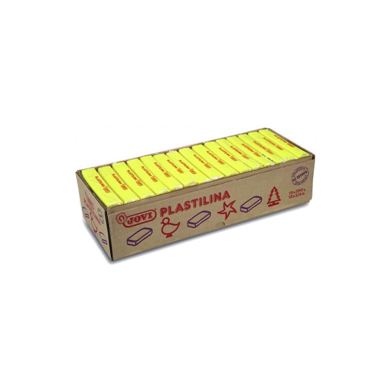 5023-CAJA 15 PASTILLAS PLASTILINA 350 G - AMARILLO OSCURO JOVI 7203 5023-CAJA 15 PASTILLAS PLASTILINA 350 G - AMARILLO OSCURO JOVI 7203