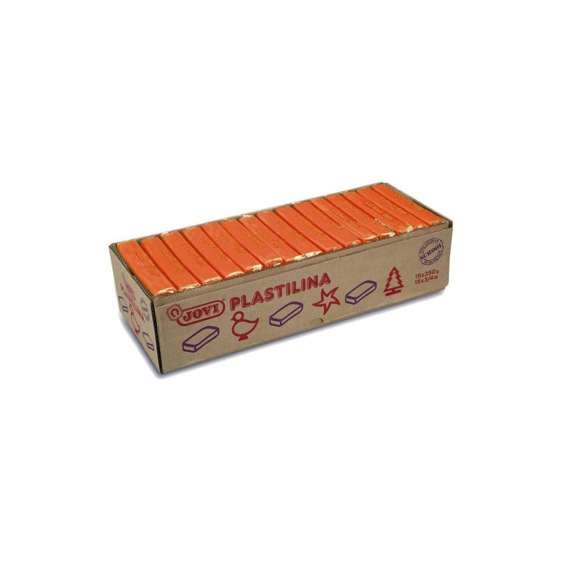 5024-CAJA 15 PASTILLAS PLASTILINA 350 G - NARANJA JOVI 7204 5024-CAJA 15 PASTILLAS PLASTILINA 350 G - NARANJA JOVI 7204