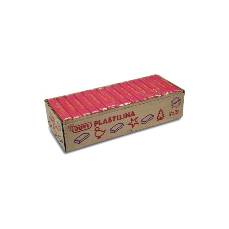 5026-CAJA 15 PASTILLAS PLASTILINA 350 G - RUBI JOVI 7206 5026-CAJA 15 PASTILLAS PLASTILINA 350 G - RUBI JOVI 7206