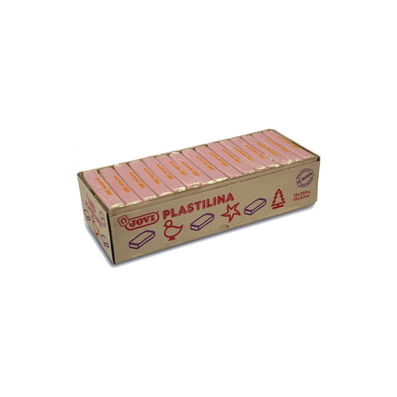 5027-CAJA 15 PASTILLAS PLASTILINA 350 G - ROSA JOVI 7207 5027-CAJA 15 PASTILLAS PLASTILINA 350 G - ROSA JOVI 7207