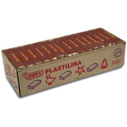 5029-CAJA 15 PASTILLAS PLASTILINA 350 G - MARRON JOVI 7209