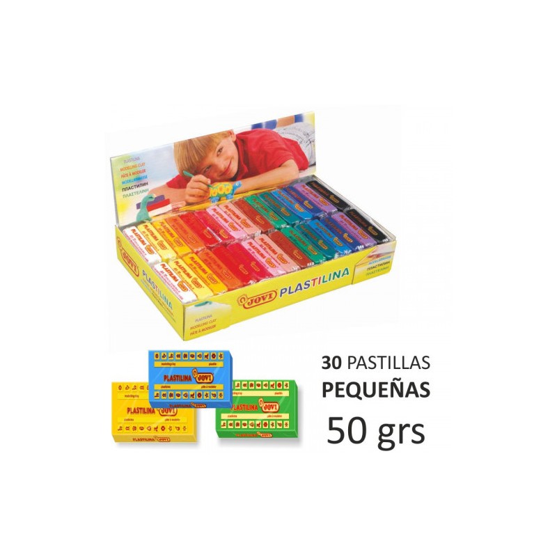 5037-CAJA EXPOSITORA 30 PASTILLAS PLASTILINA 50 G COLORES SURTIDOS (2 UDS X 15 COLORES) JOVI 70S 5037-CAJA EXPOSITORA 30 PASTILLAS PLASTILINA 50 G COLORES SURTIDOS (2 UDS X 15 COLORES) JOVI 70S