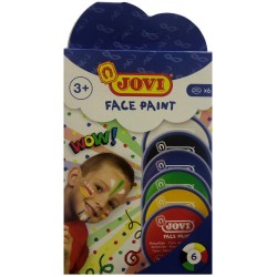 5040-ESTUCHE 6 BOTES FACE PAINT 8 ML COLORES SURTIDOS JOVI 171