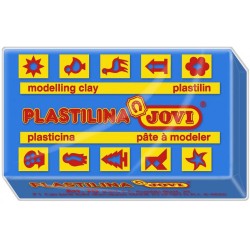 5047-CAJA 15 PASTILLAS PLASTILINA 150 G - AZUL OSCURO JOVI 7113
