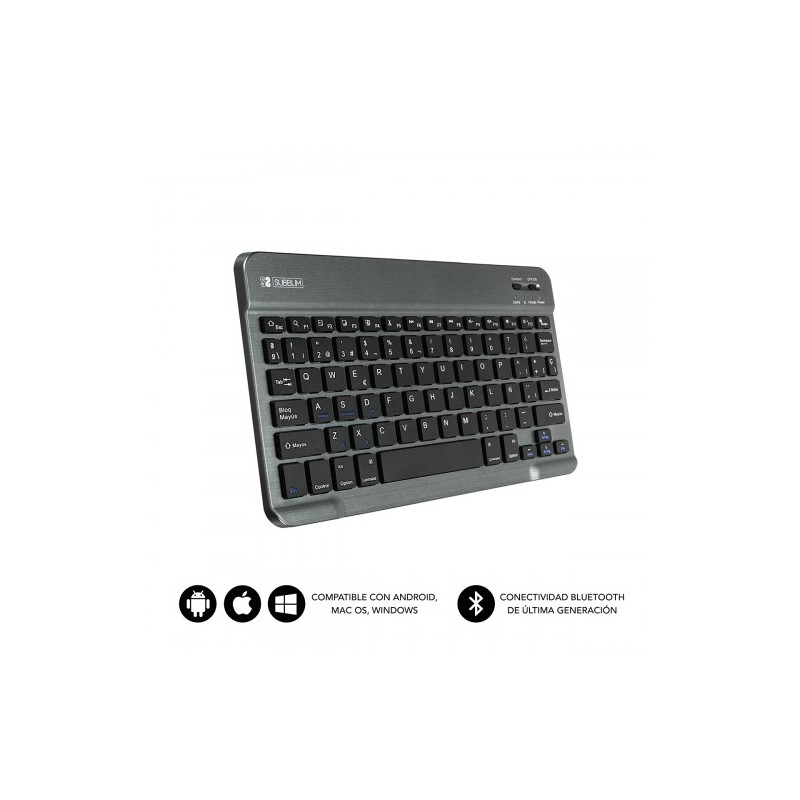 5054-SUBBLIM Teclado Bluetooth Smart BT Keyboard Grey 5054-SUBBLIM Teclado Bluetooth Smart BT Keyboard Grey