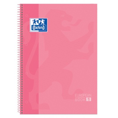 Oxford Europeanbook 1 cuaderno y block A4 80 hojas Rosa